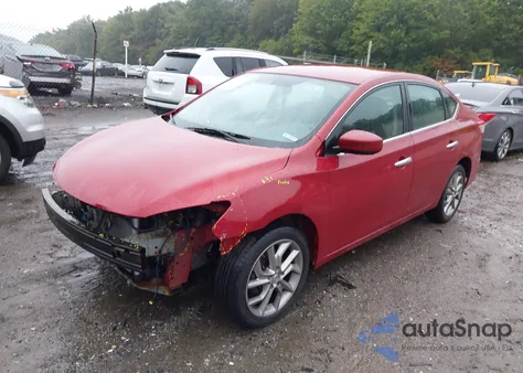 2013 Nissan Sentra Sr из США, поврежденный, VIN 3N1AB7APXDL615380